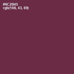 #6C2B45 - Tawny Port Color Image