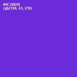 #6C2BDB - Purple Heart Color Image