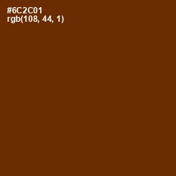 #6C2C01 - Nutmeg Wood Finish Color Image