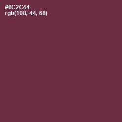 #6C2C44 - Tawny Port Color Image