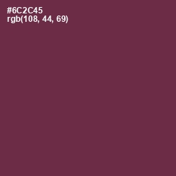 #6C2C45 - Tawny Port Color Image