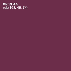 #6C2D4A - Tawny Port Color Image