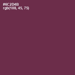 #6C2D4B - Tawny Port Color Image