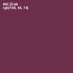 #6C2E4A - Tawny Port Color Image