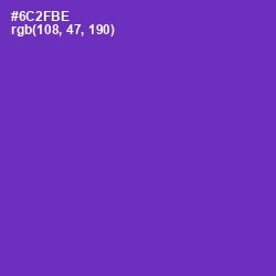 #6C2FBE - Royal Purple Color Image