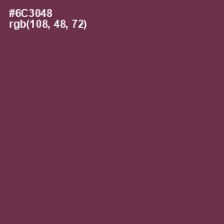 #6C3048 - Tawny Port Color Image