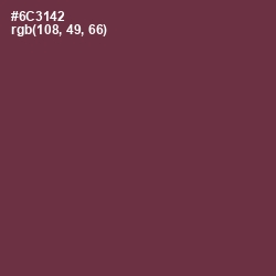 #6C3142 - Tawny Port Color Image