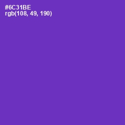#6C31BE - Royal Purple Color Image