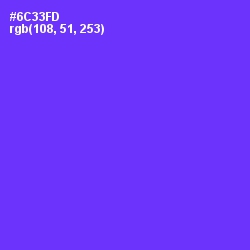 #6C33FD - Purple Heart Color Image