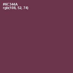 #6C344A - Finn Color Image
