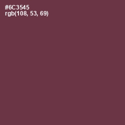 #6C3545 - Tawny Port Color Image