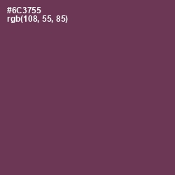 #6C3755 - Finn Color Image