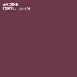 #6C384B - Finn Color Image