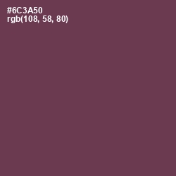 #6C3A50 - Finn Color Image