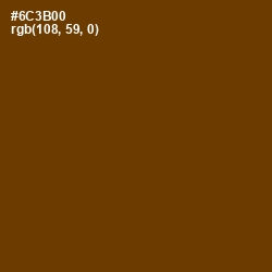#6C3B00 - Nutmeg Wood Finish Color Image