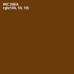 #6C3B0A - Nutmeg Wood Finish Color Image