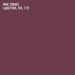 #6C3B4D - Finn Color Image