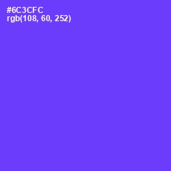 #6C3CFC - Purple Heart Color Image