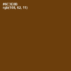 #6C3E0B - Nutmeg Wood Finish Color Image