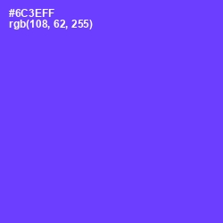 #6C3EFF - Purple Heart Color Image