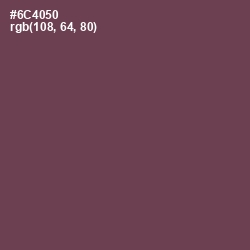 #6C4050 - Eggplant Color Image