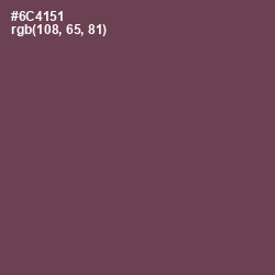 #6C4151 - Eggplant Color Image