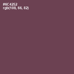 #6C4252 - Eggplant Color Image