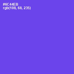 #6C44EB - Fuchsia Blue Color Image