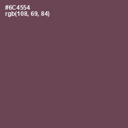 #6C4554 - Eggplant Color Image