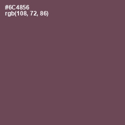 #6C4856 - Eggplant Color Image