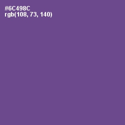 #6C498C - Affair Color Image