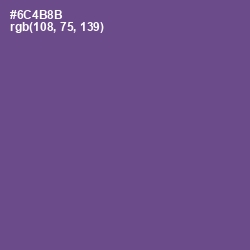 #6C4B8B - Affair Color Image