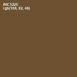 #6C522E - Shingle Fawn Color Image