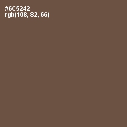 #6C5242 - Tobacco Brown Color Image