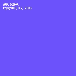 #6C52FA - Royal Blue Color Image