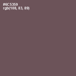 #6C5359 - Zambezi Color Image