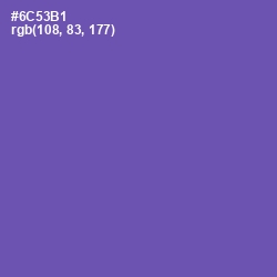 #6C53B1 - Blue Violet Color Image