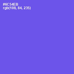 #6C54EB - Blue Marguerite Color Image