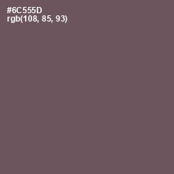 #6C555D - Zambezi Color Image