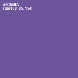 #6C559A - Butterfly Bush Color Image