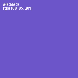 #6C55C9 - Fuchsia Blue Color Image