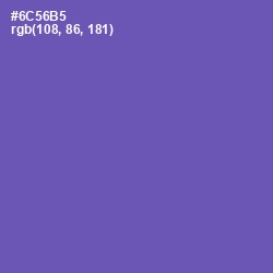 #6C56B5 - Blue Violet Color Image