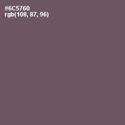 #6C5760 - Scorpion Color Image