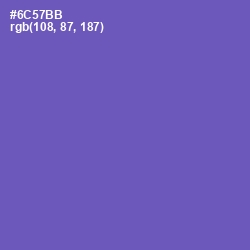 #6C57BB - Blue Violet Color Image