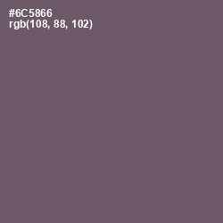 #6C5866 - Scorpion Color Image