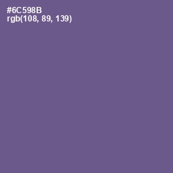 #6C598B - Butterfly Bush Color Image