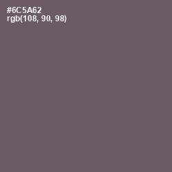 #6C5A62 - Scorpion Color Image
