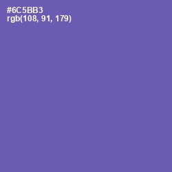 #6C5BB3 - Blue Violet Color Image