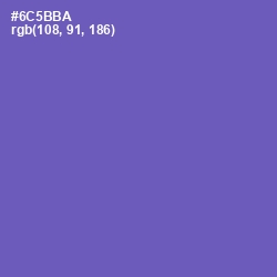 #6C5BBA - Blue Violet Color Image