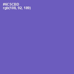 #6C5CBD - Blue Violet Color Image